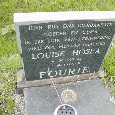 FOURIE Louise Hosea 1905-1980