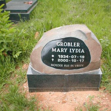GROBLER Mary Lydia 1934-2000