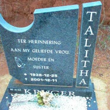KRUGER Talitha 1938-2001