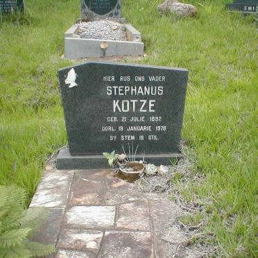 KOTZE Stephanus 1892-1978