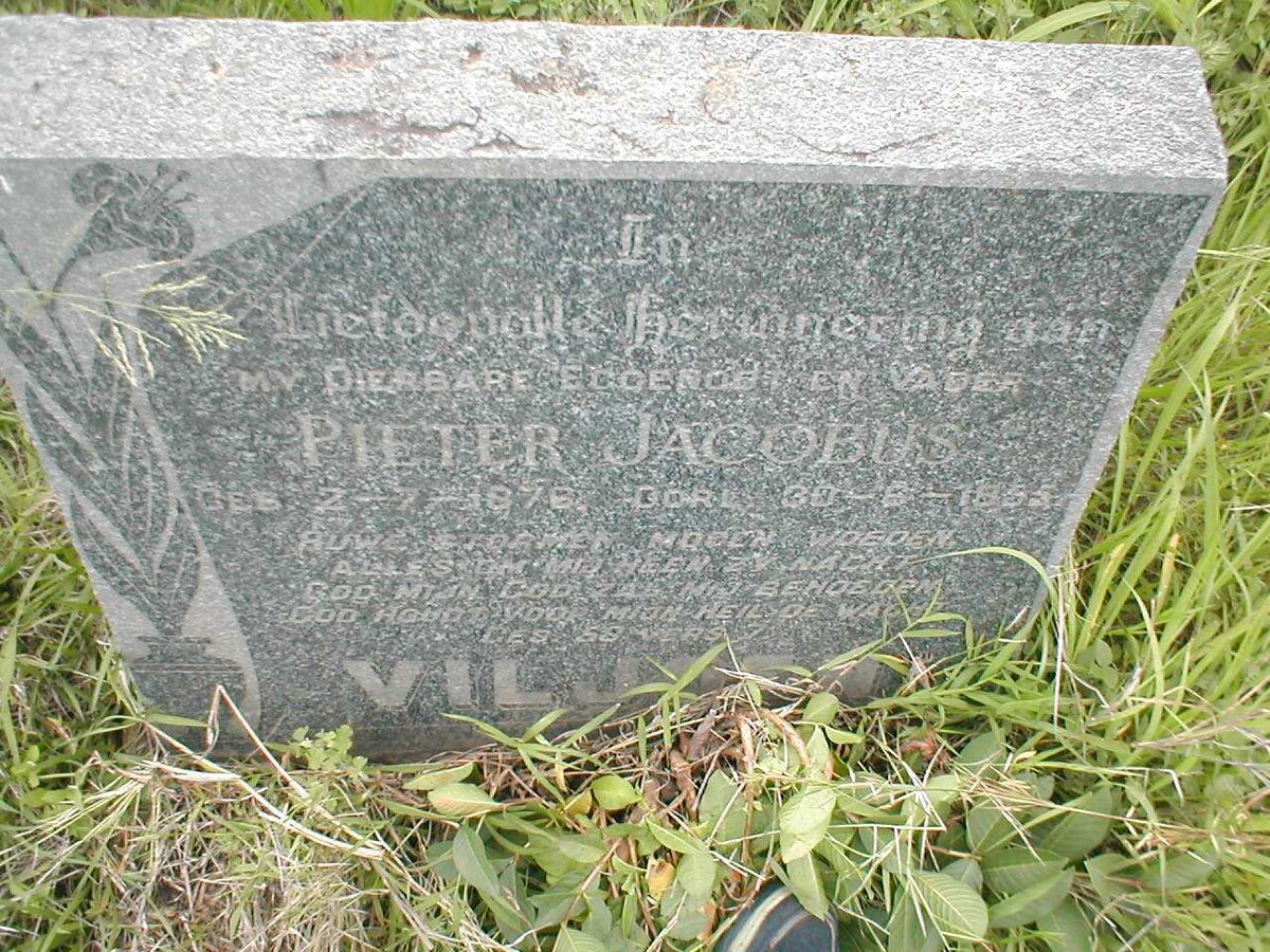 VILJOEN Pieter Jacobus 1876-1955
