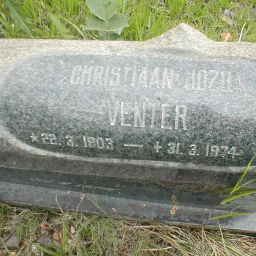 VENTER Christiaan Jozua 1903-1974