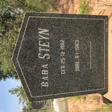 STEYN Baba 1962-1963