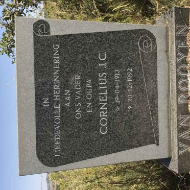 ROOYEN Cornelius J.C., van 1913-1992