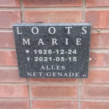 LOOTS Marie 1926-1921