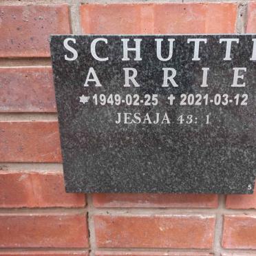 SCHUTTE Arrie 1949-2021