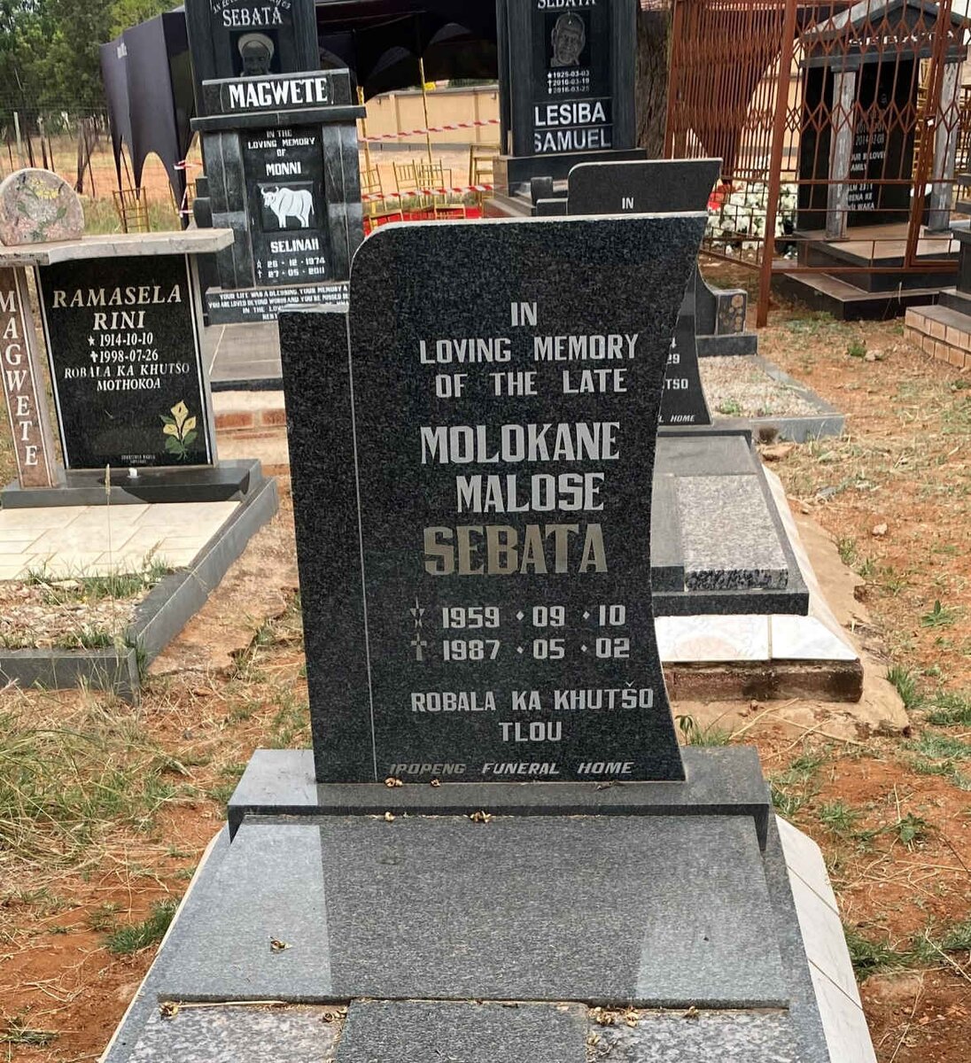 SEBATA Molokane Malose 1959-1987