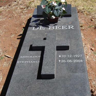 BEER Arnoldus Stephanus, de 1927-2004