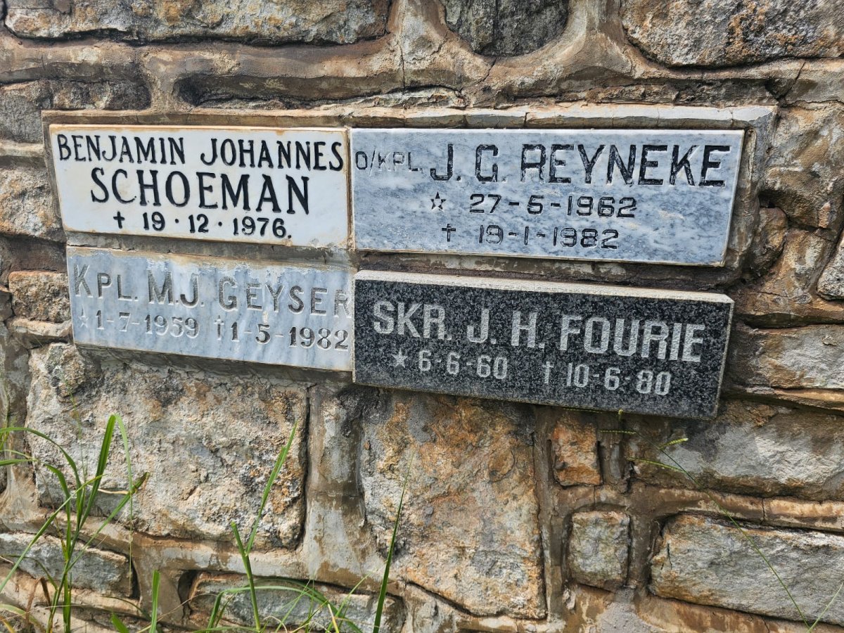 1. Heroes' Acre Memorial plaques - see names