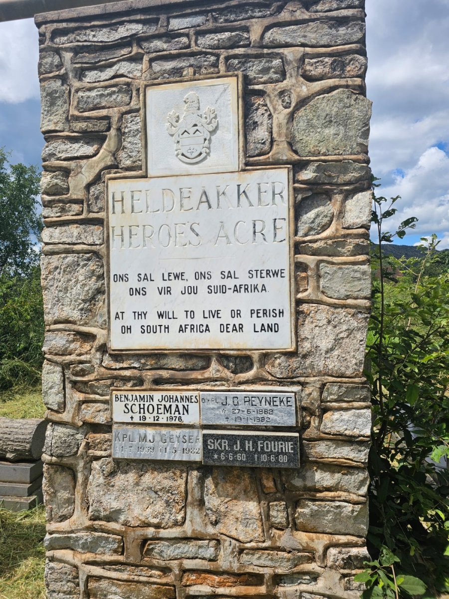 1. Heroes' Acre Memorial plaques
