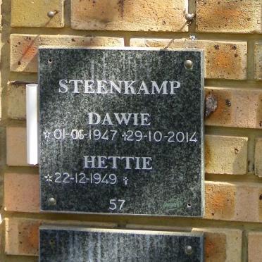 STEENKAMP Dawie 1947-2014 &amp; Hettie 1949-