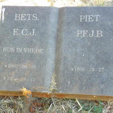 ? P.F.J.B. 1956- &amp; E.C.J. 1960-2002