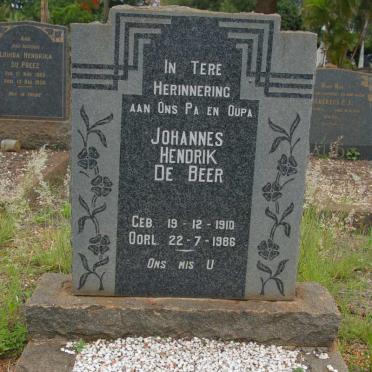 BEER Johannes Hendrik, de 1910-1986