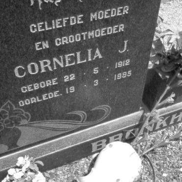 BRONKHORST Cornelia J. 1912-1995