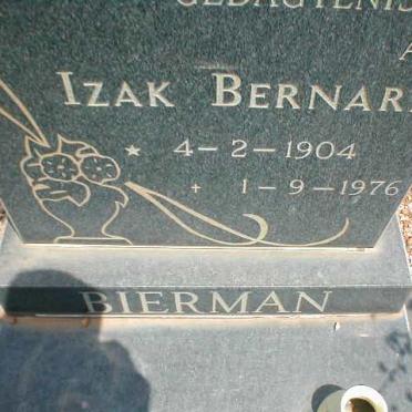 BIERMAN Izak Bernard 1904-1976