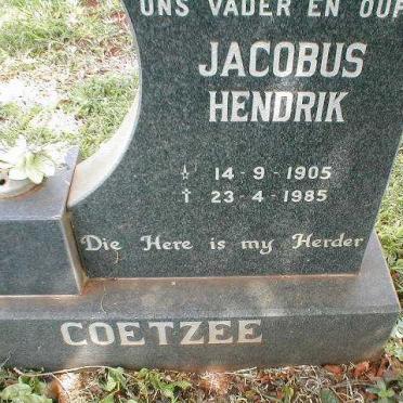 COETZEE Jacobus Hendrik 1905-1985