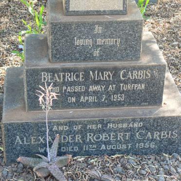 CARBIS Alexander Robert -1956 &amp; Beatrice Mary -1953 _2