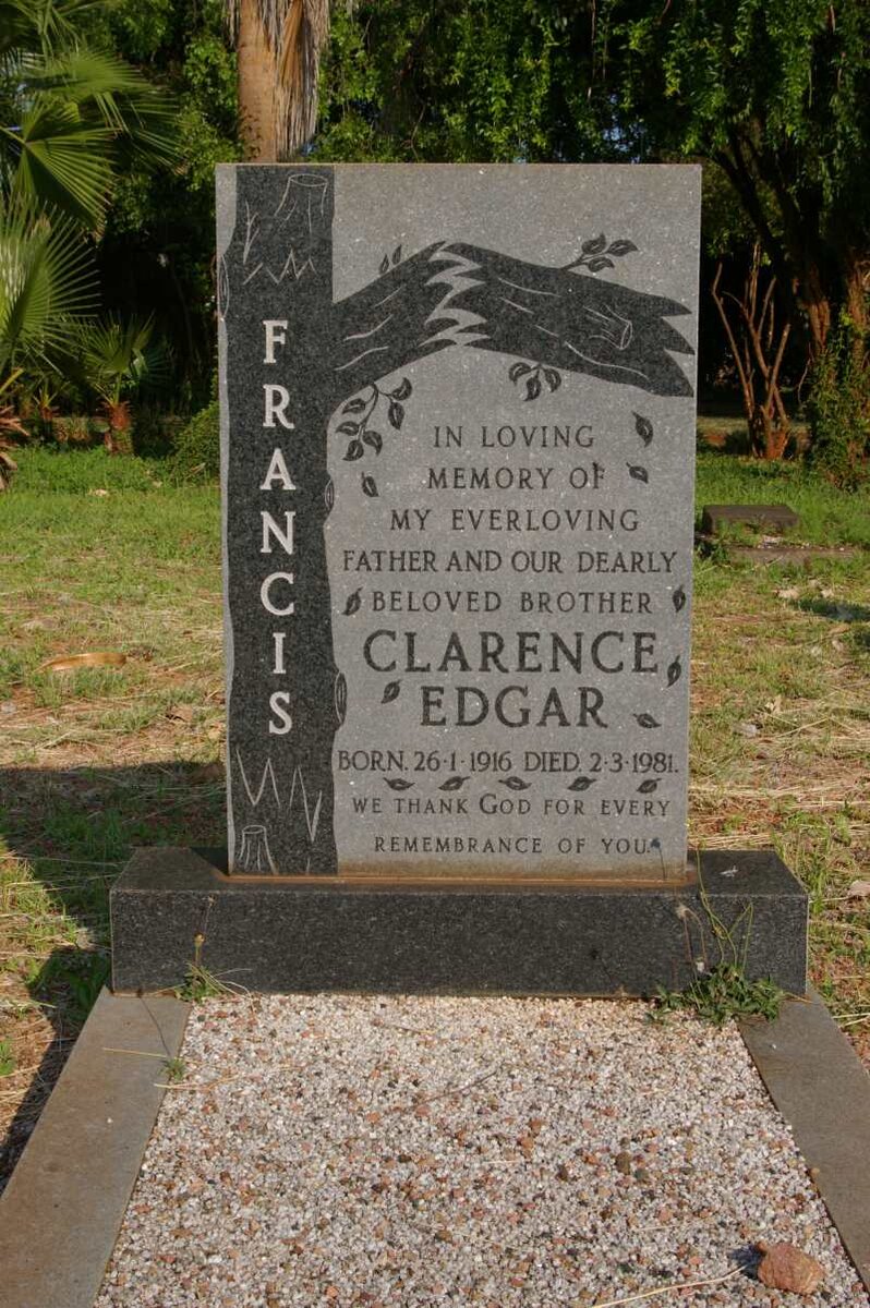 FRANCIS Clarence Edgar 1916-1981
