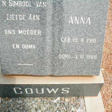 GOUWS Anna 1910-1988