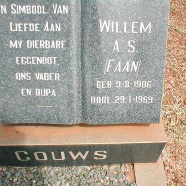 GOUWS Willem A.S. 1906-1969