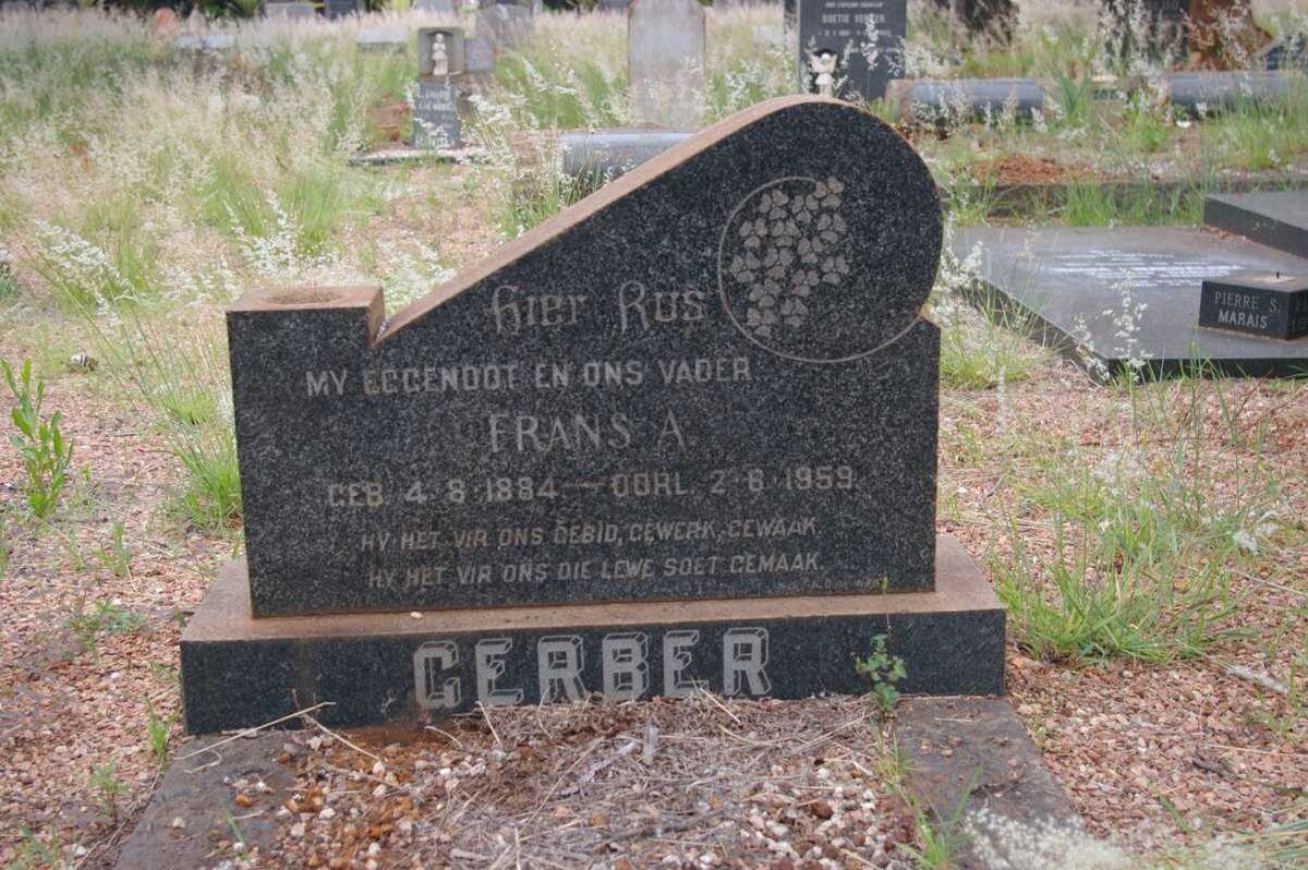 GERBER Frans A. 1884-1959