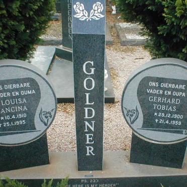 GOLDNER Gerhard Tobias 1900-1959 &amp; Louisa Francina 1910-1995