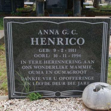 HENRICO Anna G.C. 1911-1996