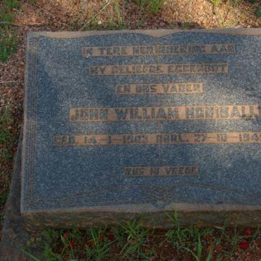 HONIBALL John William 1903-1945