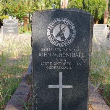 HONIBALL John W. -1945