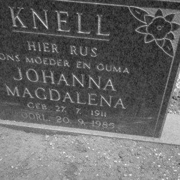 KNELL Johanna Magdalena 1911-1985