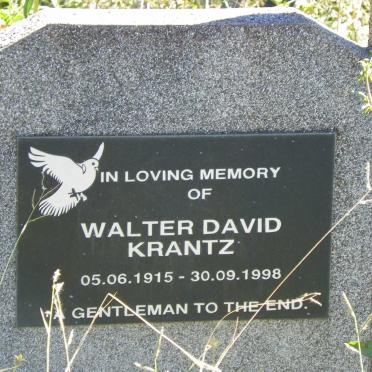 KRANTZ Walter David 1915-1998