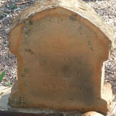 KOTZE Susanna Maria 1935-1936