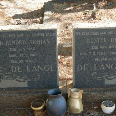LANGE Jan Hendrik Tobias, de 1896-1962 &amp; Hester Helena VAN HEERDEN 1904-1962