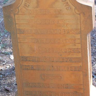 LAMBRECHT Anna Jacoba nee KOCK 1874-1938