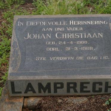 LAMPRECHT Johan Christiaan 1900-1968