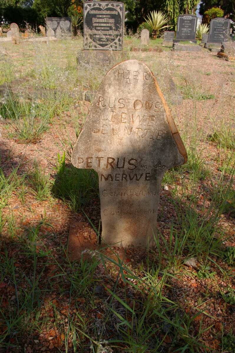 MERWE Petrus, van der 1930-1931