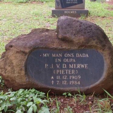 MERWE P.J., v.d. 1909-1984