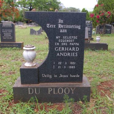 PLOOY Gerhard Andries, du 1951-1985