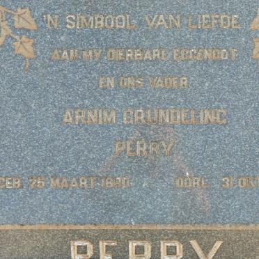 PERRY Arnim Grundeling 1890-1951