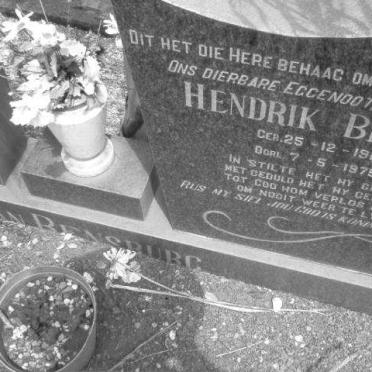 RENSBURG Hendrik Beyer, van 1914-1975