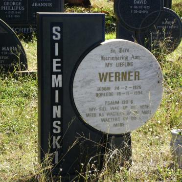 SIEMINSKI Werner 1925-1994
