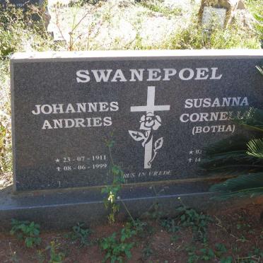 SWANEPOEL Johannes Andries 1911-1999 & Susanna Cornelia BOTHA 1907-2001 _1
