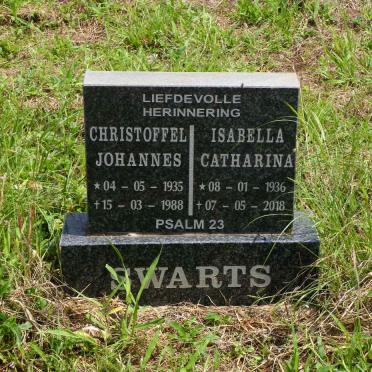 SWARTS Christoffel Johannes 1935-1988 &amp; Isabella Catharina 1936-2018