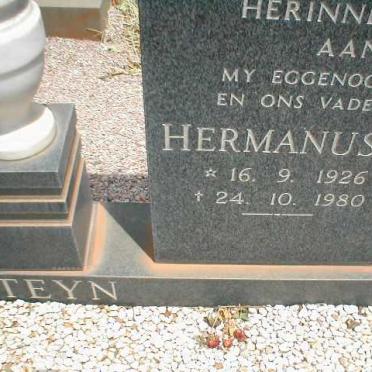 STEYN Hermanus J. 1926-1980