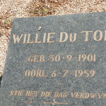 TOIT Willie, du 1901-1959