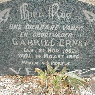 VENTER Gabriël Ernst 1882-1966