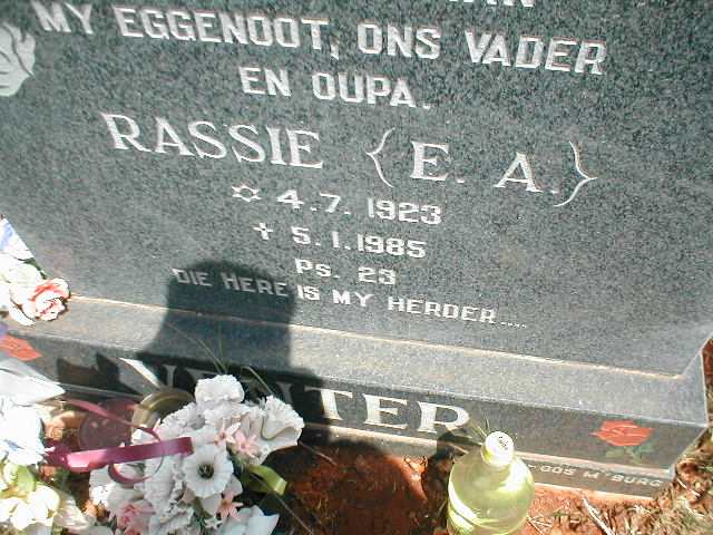 VENTER E.A. 1923-1985