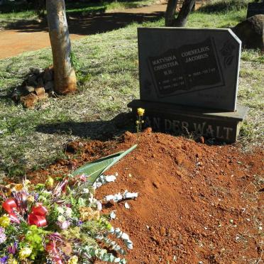 WALT Cornelius Jacobus, van der 1933- &amp; Matysina Christina H.B. 1938-2004