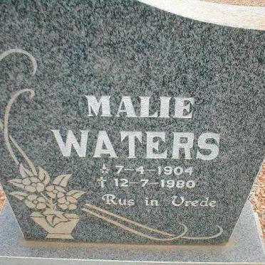WATERS Malie 1904-1980