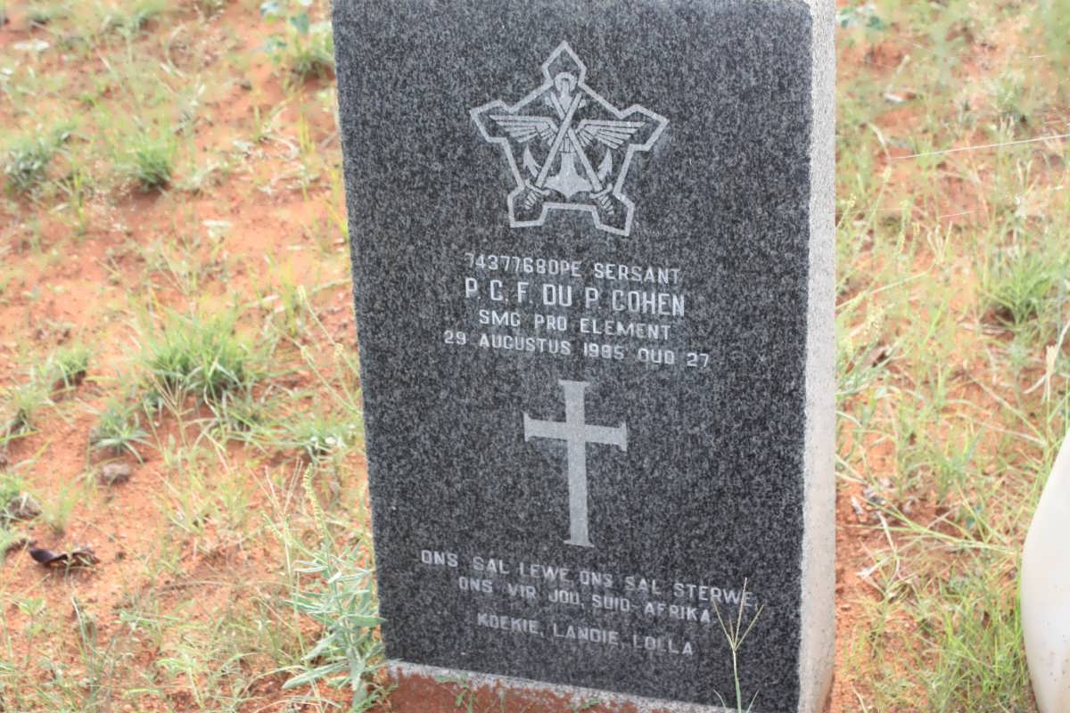 COHEN P.C.F. du P. -1985